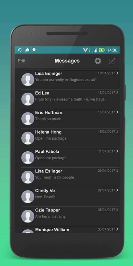 Emoji Messenger: SMS, MMS App screenshot 2