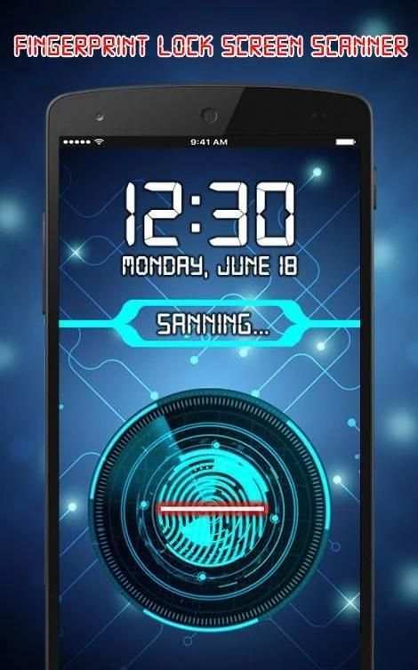 Fingerprint Scanner Lock Screen | Prank App screenshot 5