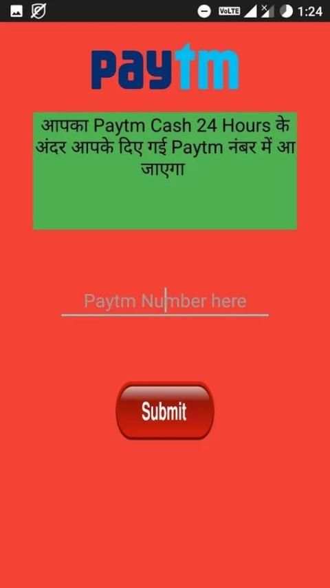 FreeTM - Free Paytm Cash screenshot 1