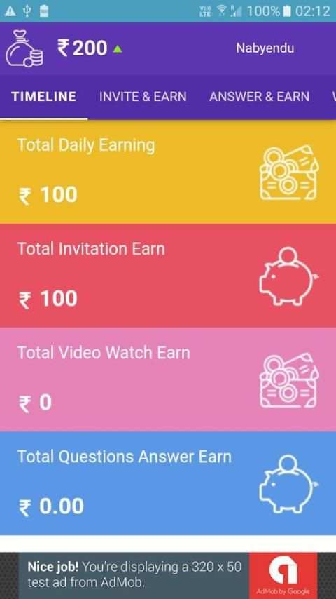 Pure Cash - Play, Invite, Watch Video and Earn screenshot 1