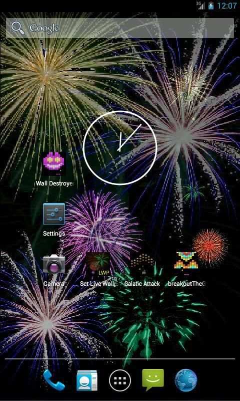 LWP Fireworks, Live Wall Paper screenshot 5
