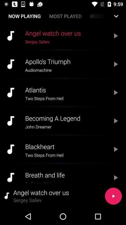 Onemp Music Player скриншот 7
