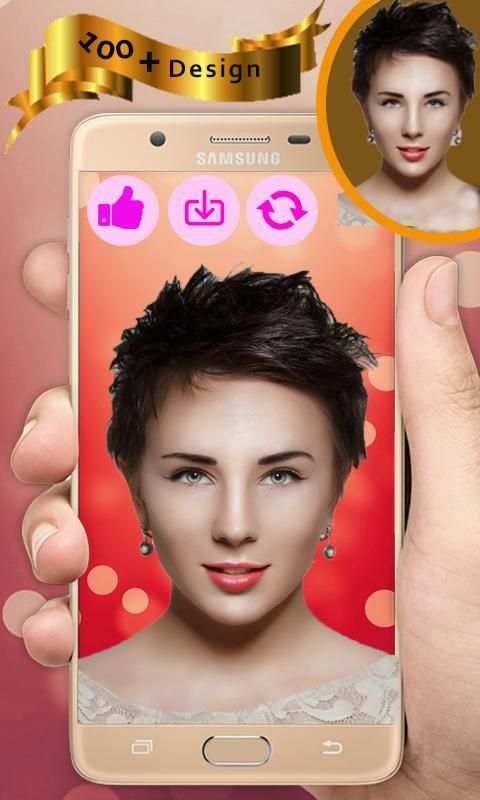 Pretty Girl Hairstyle Photo Editor-Hair Trend 2018 screenshot 4