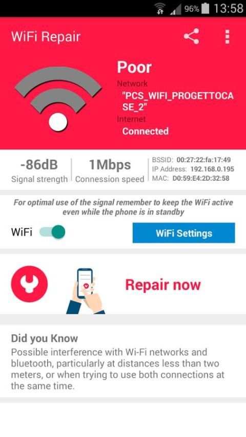 WiFi Repair скриншот 5