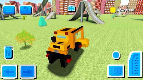 Blocky Car Driving screenshot 1