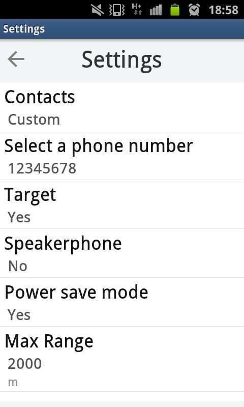 Geo Call Driving Safely screenshot 1