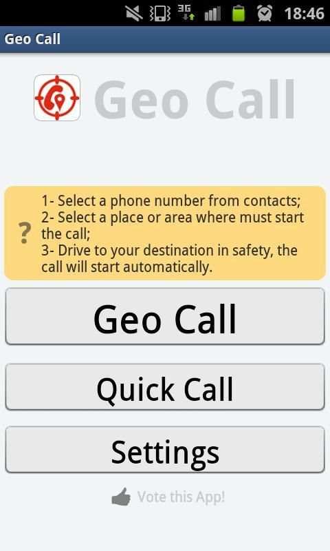 Geo Call Driving Safely screenshot 5