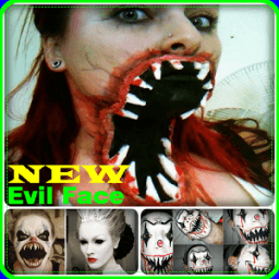 Evil Snapchat Face Makeup Tutorial иконка