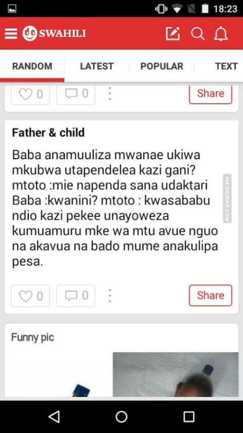 Swahili Jokes & Funny Pics screenshot 4