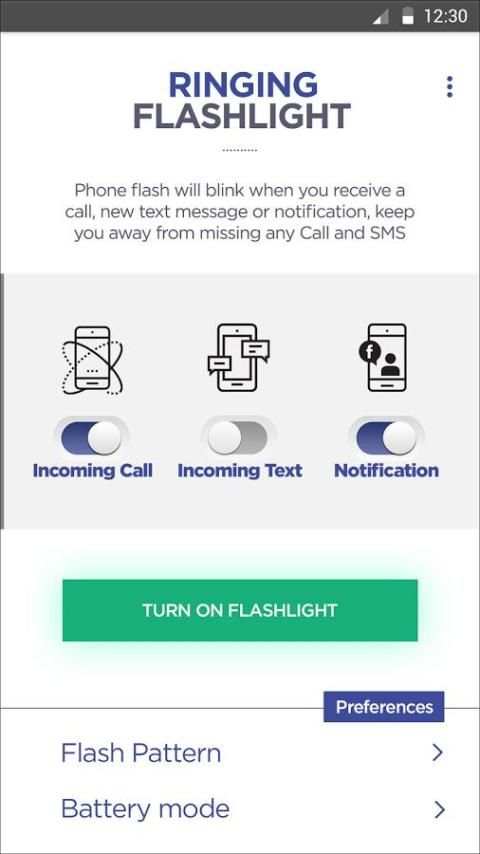 Ringing Flashlight screenshot 5