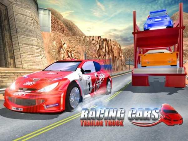 Racing Cars Trailer Truck 3D screenshot 6