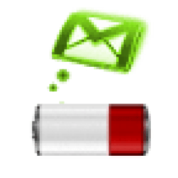 Battery Low Email Notification icon