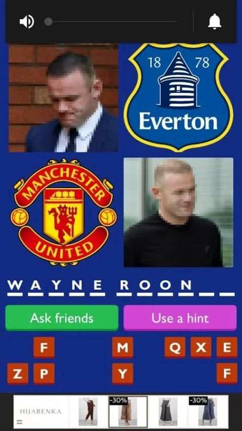 FOOTBALL PLAYER QUIZ screenshot 3