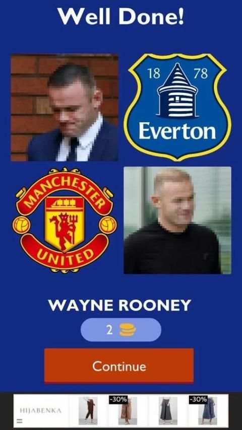FOOTBALL PLAYER QUIZ screenshot 2