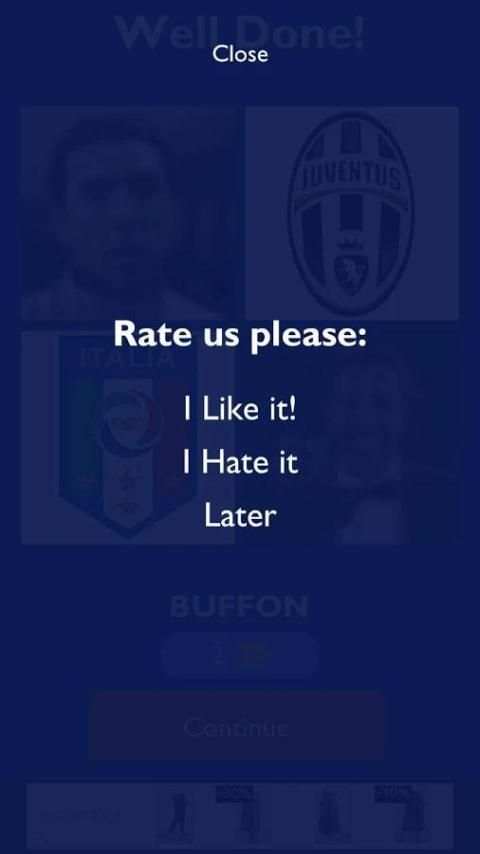 FOOTBALL PLAYER QUIZ screenshot 1