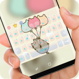 Cute cat Kitty keyboard icon