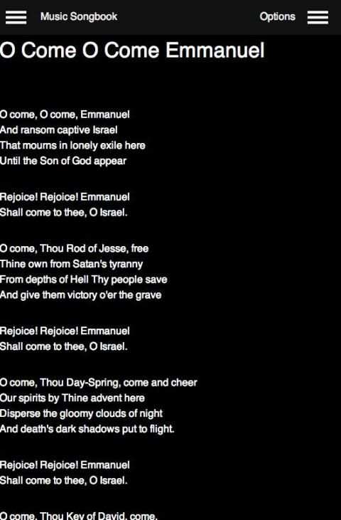 Music Songbook screenshot 1