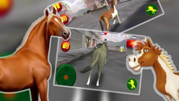 Angry Horse Riding Simulator : Horse Racing Games скриншот 2