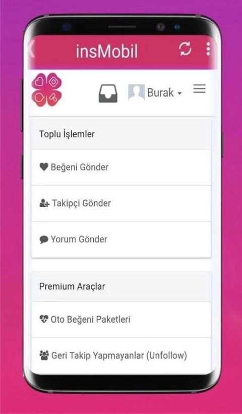 insMobil - Takipci ve Begeni screenshot 1