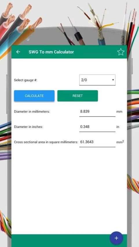 Wire Calculator 2 تصوير الشاشة