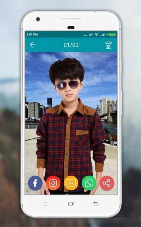 Baby Boy Photo Suit Editor स्क्रीनशॉट 6
