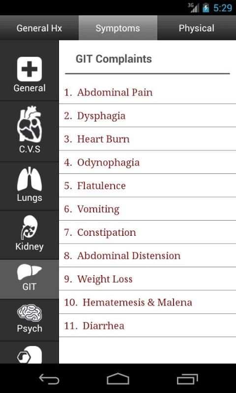 Clinicals – History & Physical скриншот 2