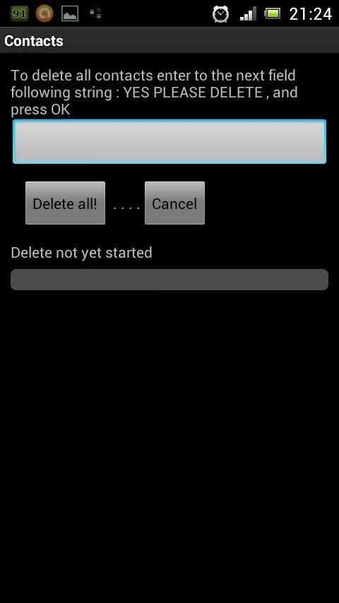 Import Contacts Export Contact скриншот 1