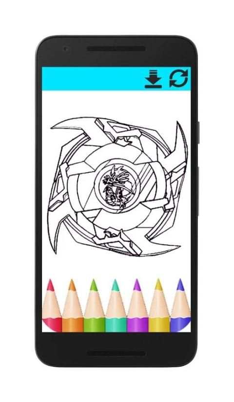 Coloring BeyBlade скриншот 2