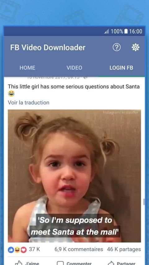 Super Video downloader for Facebook screenshot 4