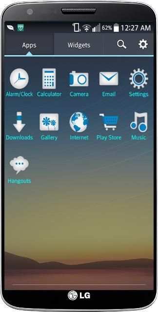 Perfect Blue LG Home Theme 2 تصوير الشاشة