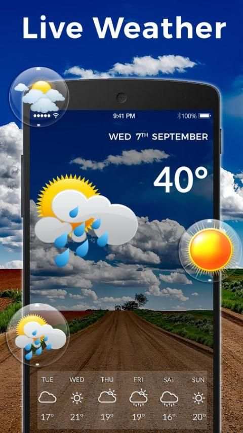Timeline Weather 5 تصوير الشاشة