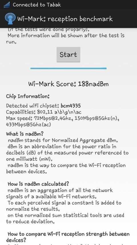 Wi-Mark: reception benchmark скриншот 2