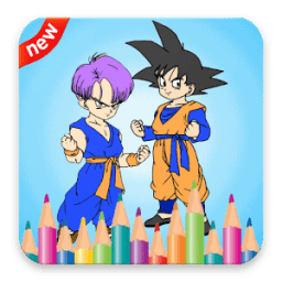 How to color Dragon ball Sayan иконка