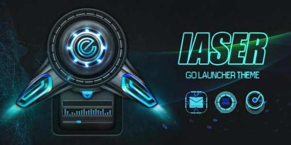 Laser GO Launcher Theme screenshot 1