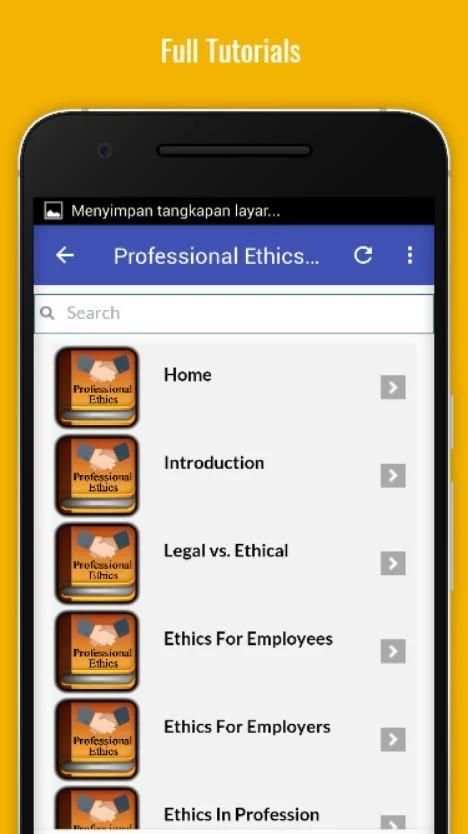 Tutorials for Professional Ethics Offline screenshot 4