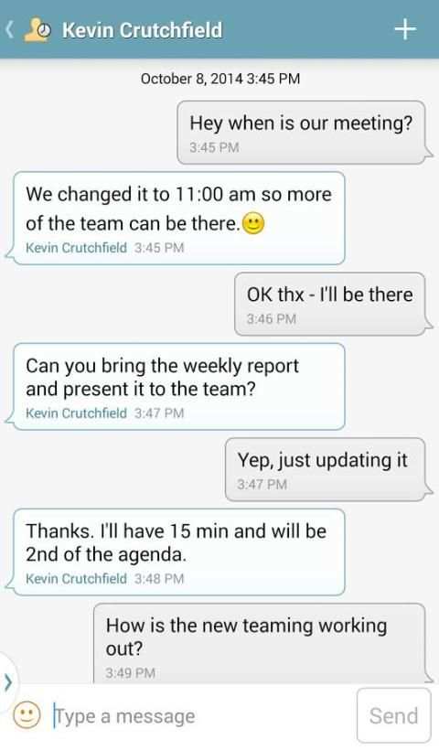 Novell Messenger स्क्रीनशॉट 2