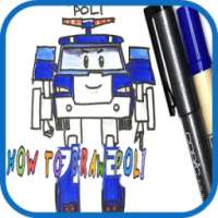 How To Draw Robocar Poli