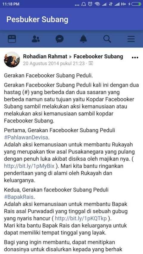 pesbuker Subang screenshot 1