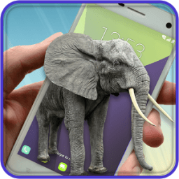 Elephant On Screen Prank иконка