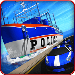 Police Ship Transporter Game आइकन