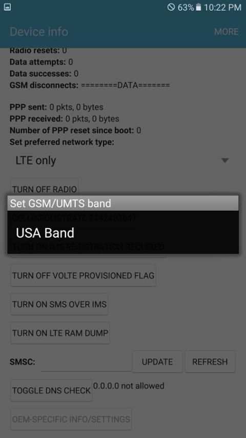 Network Switcher 4G/3G/2G 1 تصوير الشاشة