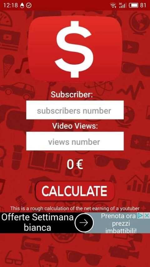 Youtubers Earnings Calculator screenshot 2