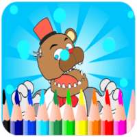 Kids Paint Coloring game for Five Nights on 9Apps