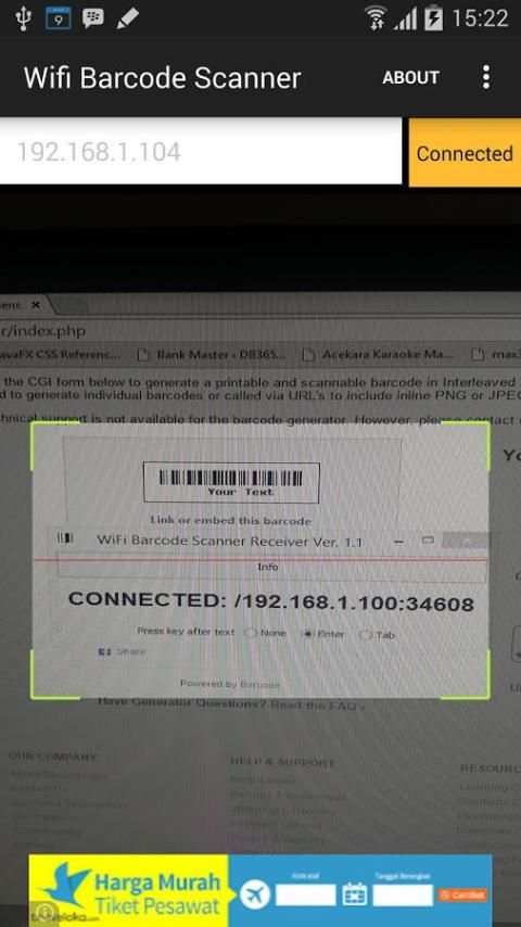 WiFi Barcode Scanner स्क्रीनशॉट 4
