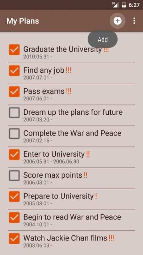 My Plans screenshot 3