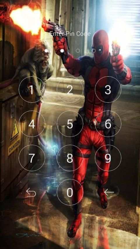 dead superhero pool lock wallpapers screenshot 3