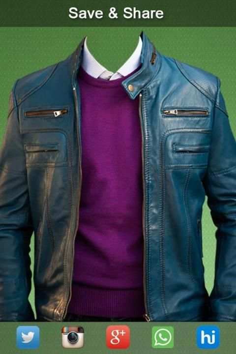 Men Jacket Photo Suit 1 تصوير الشاشة