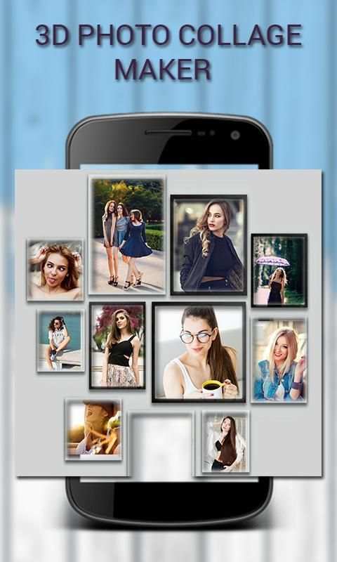 3d Photo Collage Maker Frames 3 تصوير الشاشة