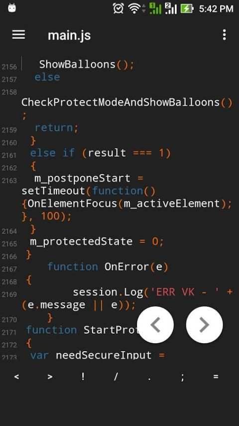 Sublime Text Editor For Android 2 تصوير الشاشة