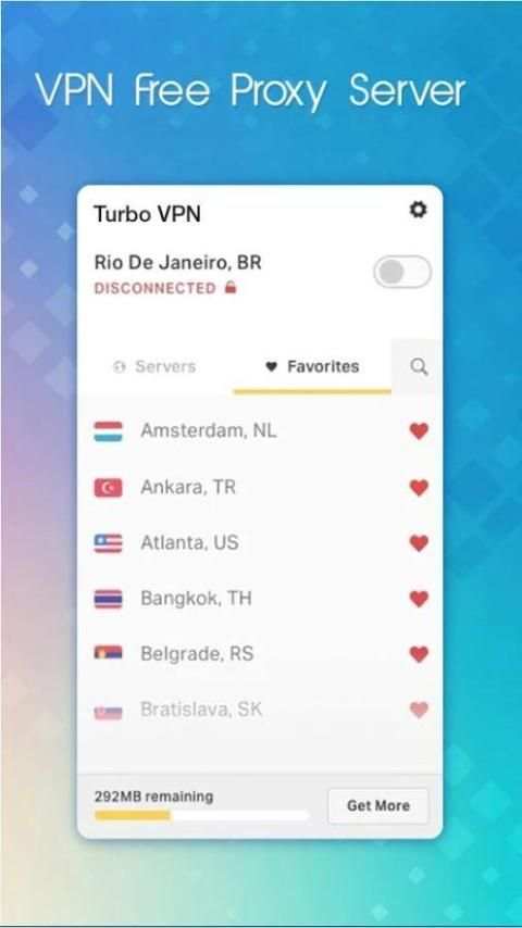 Turbo VPN - VPN Master скриншот 1